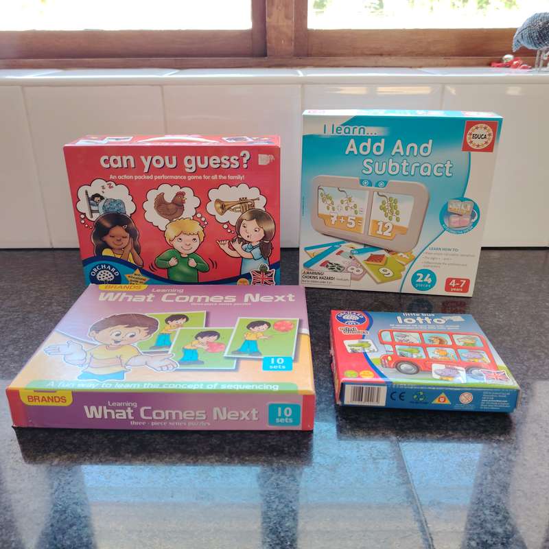Group of Children's card games Can you Guess