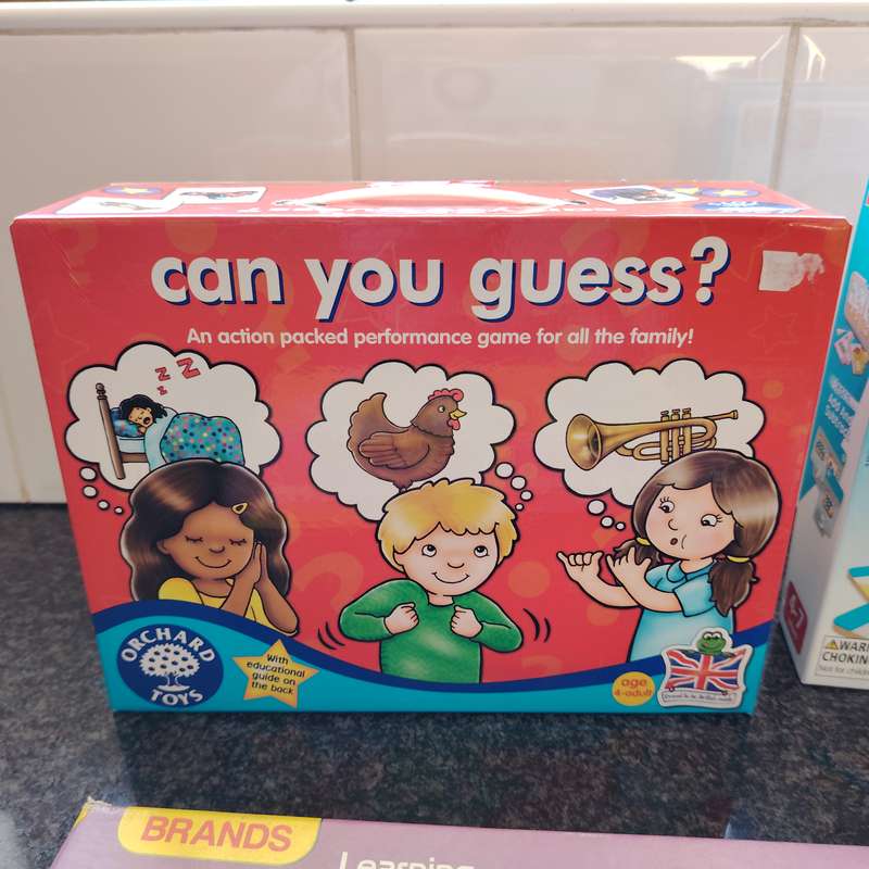 Group of Children's card games Can you Guess