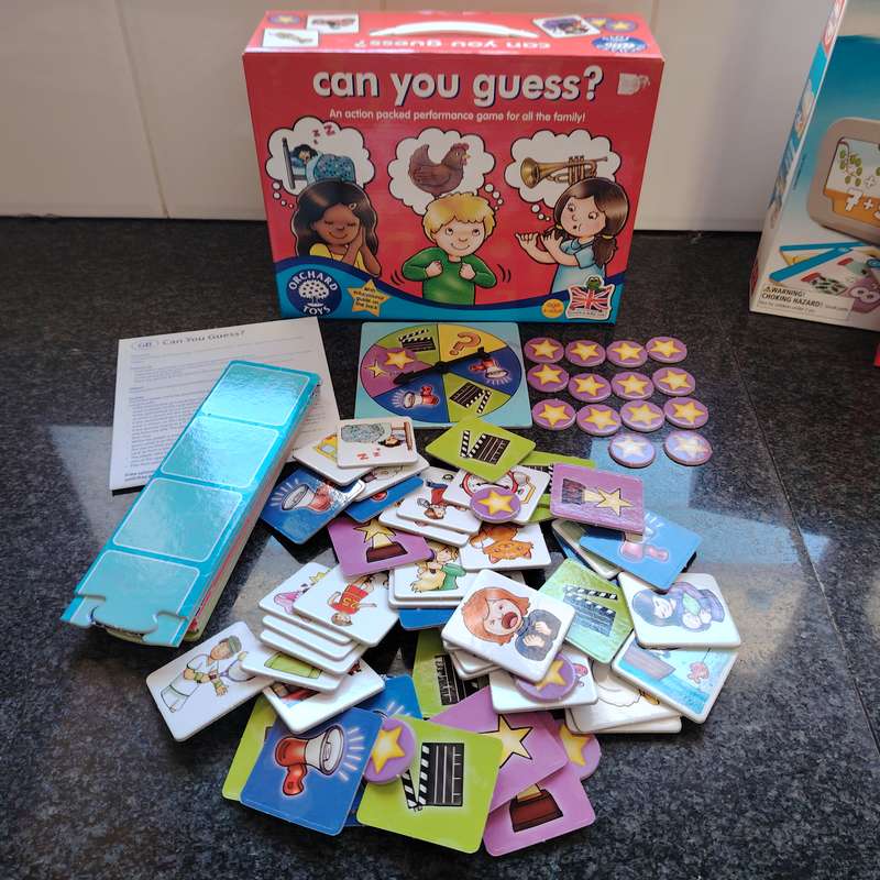 Group of Children's card games Can you Guess