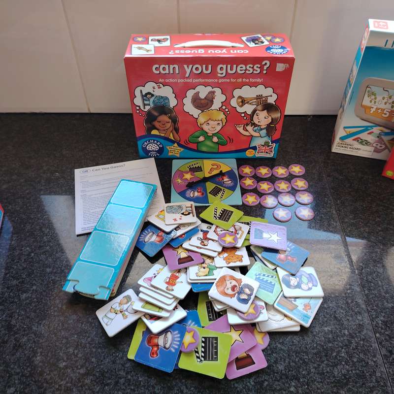 Group of Children's card games Can you Guess