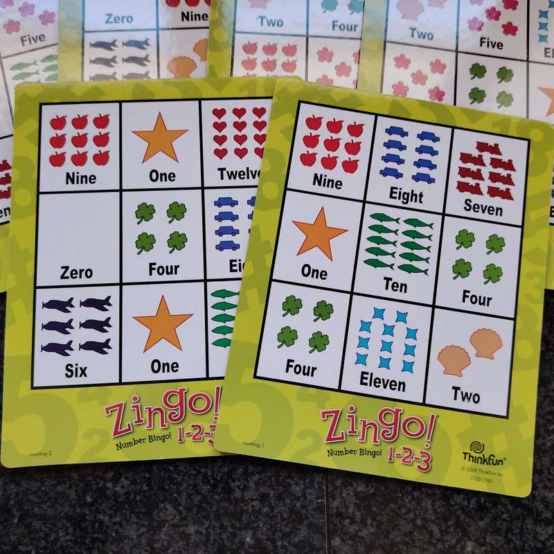 Zingo Thinkfun 1-2-3 Educational Game