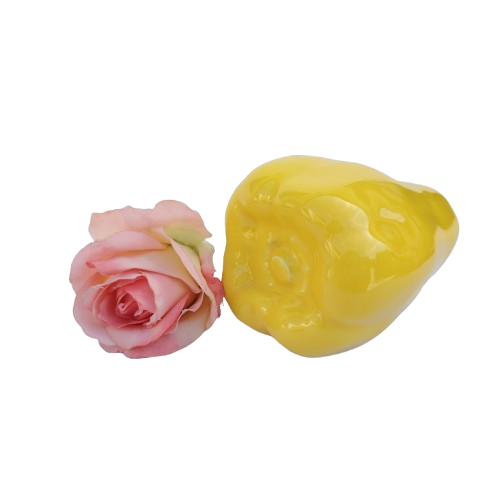 Large Ceramic Yellow Pepper Vegetable Lifelike