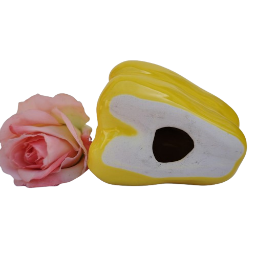 Large Ceramic Yellow Pepper Vegetable Lifelike