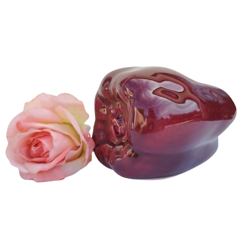Large Ceramic Red Purple Pepper Vegetable Lifelike