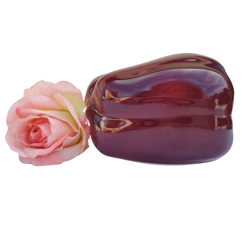 Large Ceramic Red Purple Pepper Vegetable Lifelike