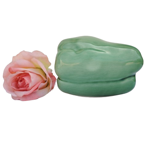 Large Ceramic Green Pepper Vegetable Lifelike