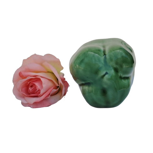 Large Ceramic Green Pepper Vegetable Lifelike