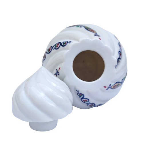 Elizabeth Arden Byzantium Collection Porcelain Spiral Lidded Jar