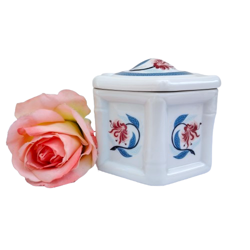 Elizabeth Arden Royal Pavillion at Brighton Lidded Hexagon Powder Pot