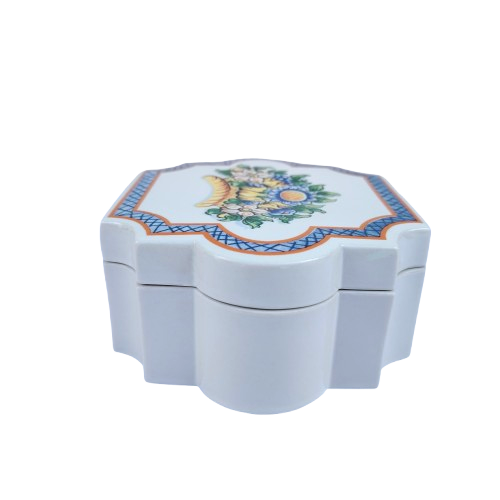 Elizabeth Arden Roma Al Fresco lidded dusting powder trinket box