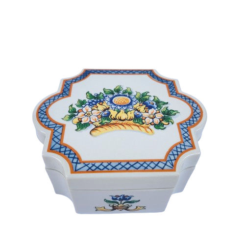 Elizabeth Arden Roma Al Fresco lidded dusting powder trinket box