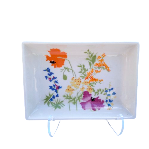 Elizabeth Arden Poppy Pattern Trinket Dish