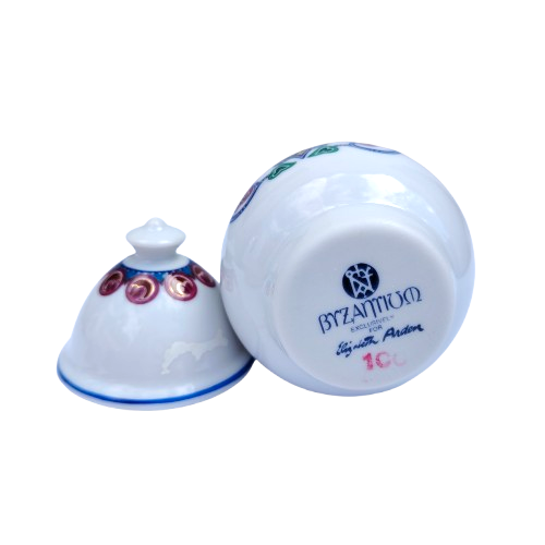 Elizabeth Arden Byzantium Collection Porcelain Lidded Pot