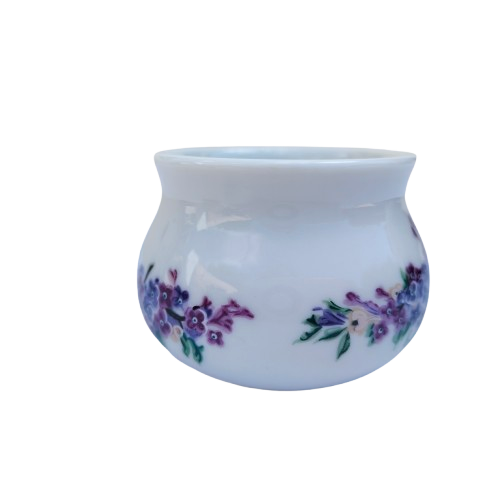 Elizabeth Arden purple violets floral Pot Dish