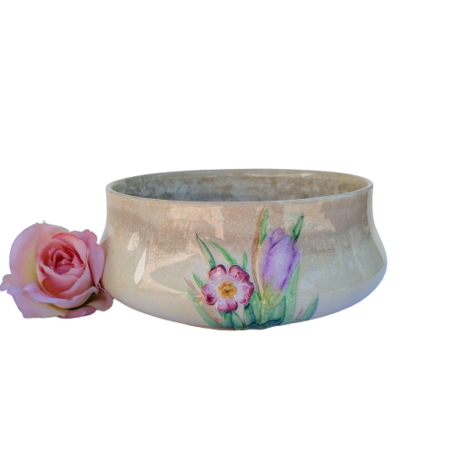Carlton Wear Australia Tulips & primrose large round bowl