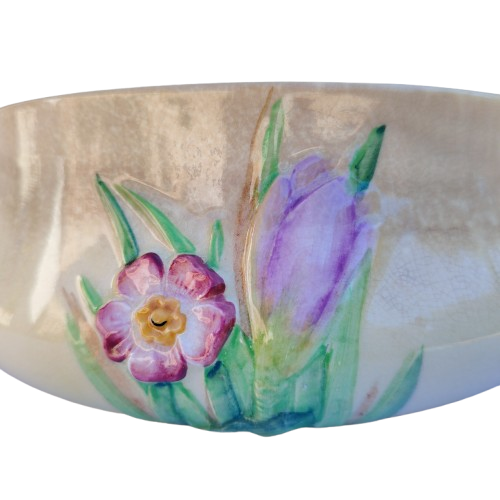 Carlton Wear Australia Tulips & primrose large round bowl