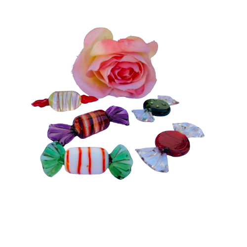 Hand Blown Art Glass Sweets