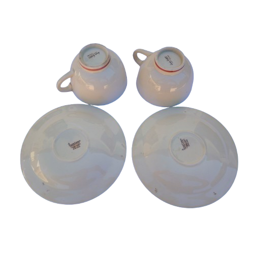 Susie Cooper Pink Tea for Two Tea Set