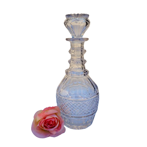 Great Quality Vintage Cut Glass Crystal Decanter