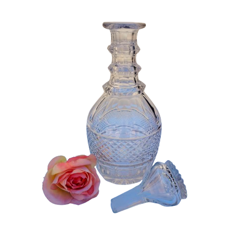 Great Quality Vintage Cut Glass Crystal Decanter