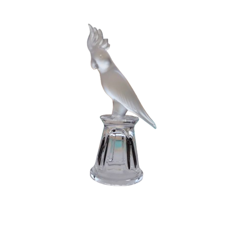 Swarovski Crystal Cockatoo on a  Straight Sided Thimble