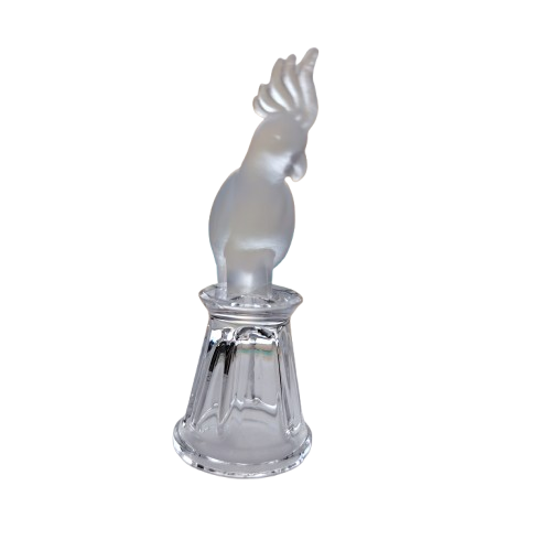 Swarovski Crystal Cockatoo on a  Straight Sided Thimble