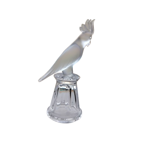Swarovski Crystal Cockatoo on a  Straight Sided Thimble