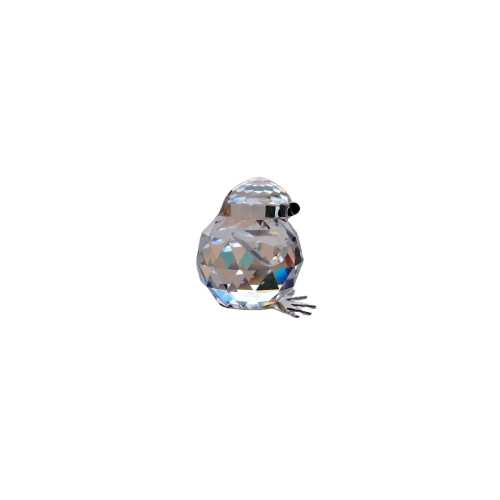 Swarvoski Silver Crystal Mini Chicken  Woodland Friends