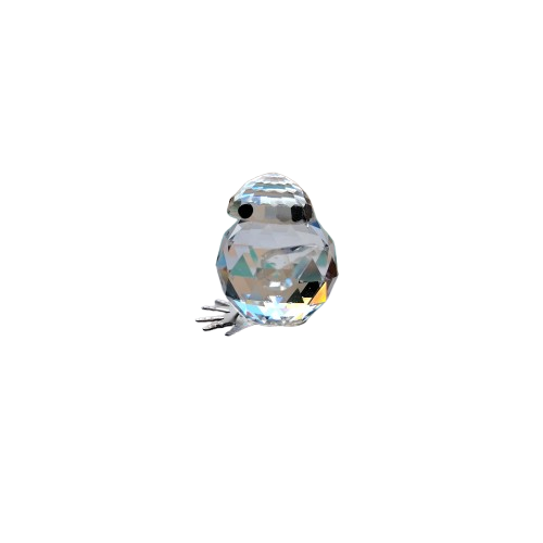 Swarvoski Silver Crystal Mini Chicken  Woodland Friends