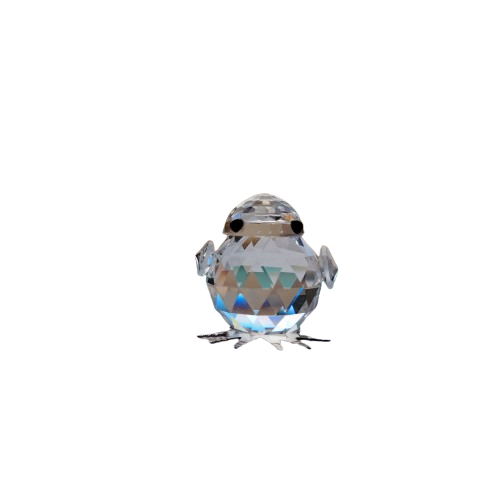 Swarvoski Silver Crystal Mini Chicken  Woodland Friends