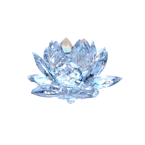 Swarovski Crystal Medium Water Lily Candleholder  Candle holder