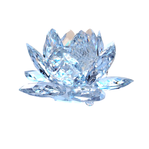 Swarovski Crystal Medium Water Lily Candleholder  Candle holder