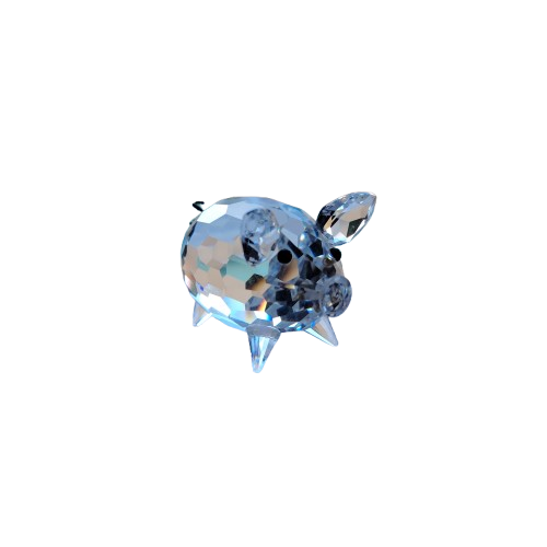 Swarovski Crystal  Medium Pig Farmyard