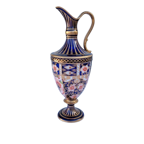 Royal Crown Derby ewer jug decorated in 22K Gold Imari pattern