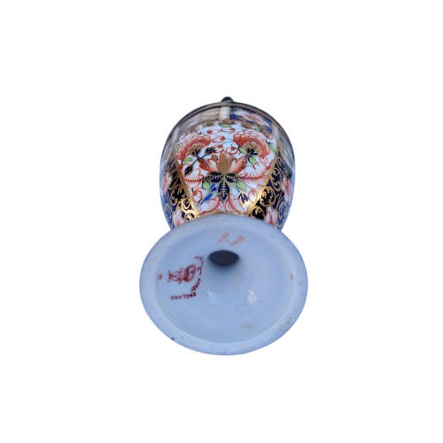Royal Crown Derby ewer jug decorated in 22K Gold Imari pattern