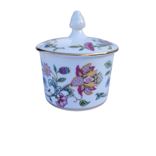 Minton Haddon Hall Chintz Floral Marmalade and Lid England