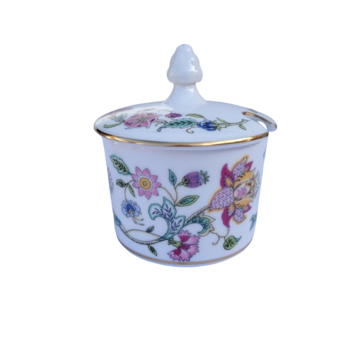 Minton Haddon Hall Chintz Floral Marmalade and Lid England