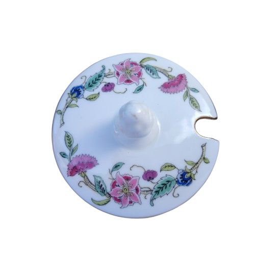 Minton Haddon Hall Chintz Floral Marmalade and Lid England