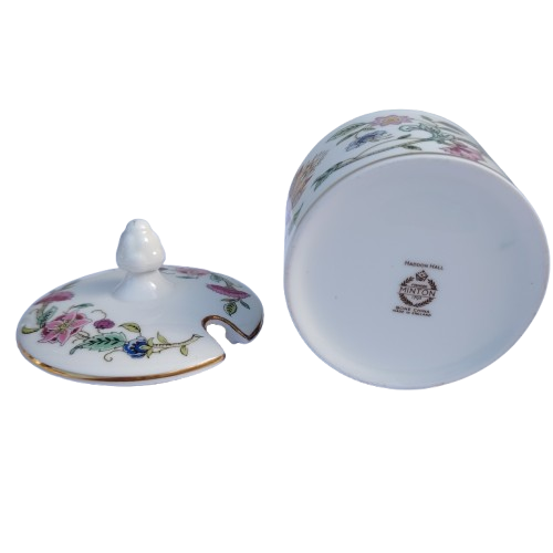 Minton Haddon Hall Chintz Floral Marmalade and Lid England