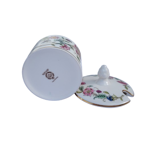Minton Haddon Hall Chintz Floral Marmalade and Lid England