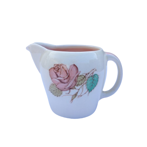 Suzie Cooper pink and cream milk jug