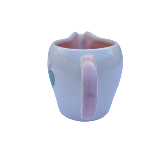 Suzie Cooper pink and cream milk jug