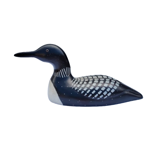 Large Jennings signed Wooden Duck Decoy