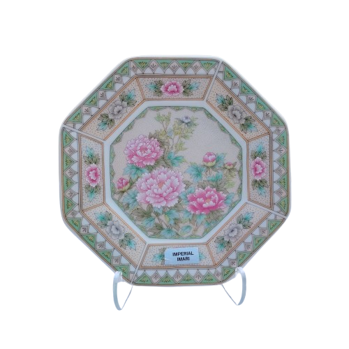 Vintage Japan Imperial  Imari Ware  Porcelain Plate - Peacock #