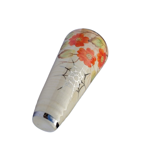 Art Deco Arthur Wood Orange flowers wall flower pocket