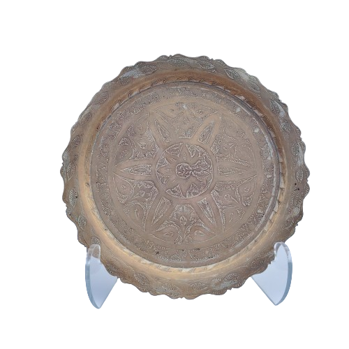 Large Brass Decorative Tray