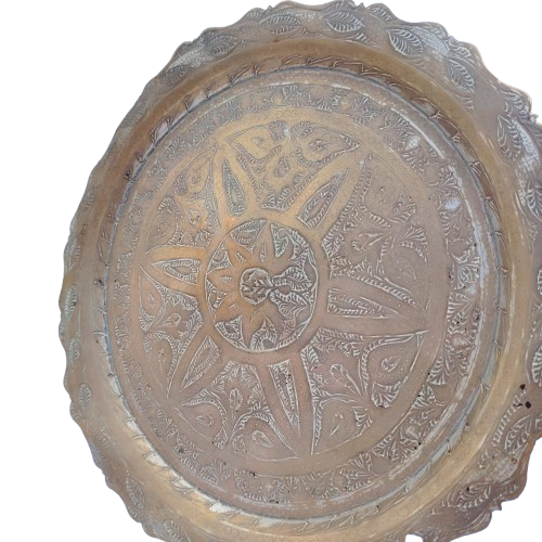 Large Brass Decorative Tray