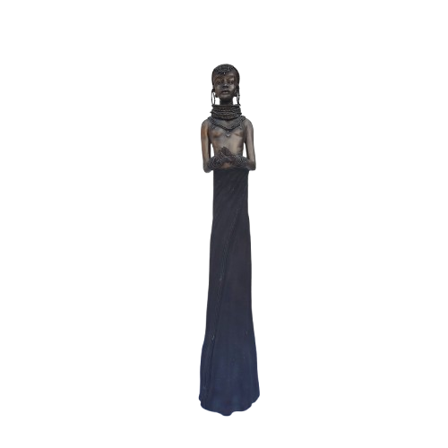 Large Soul Journeys Maasai Figure - Sisters Offering Tambika Limited Edition 576 of 9000