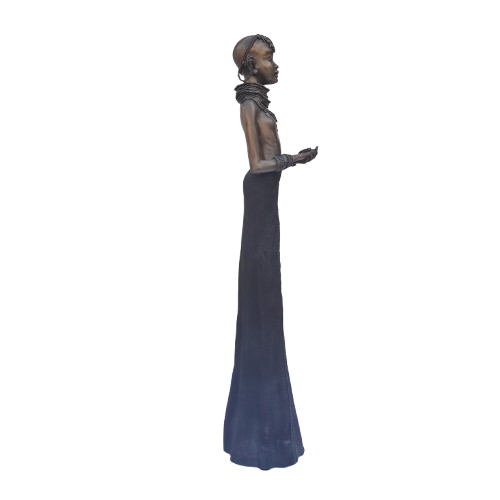 Large Soul Journeys Maasai Figure - Sisters Offering Tambika Limited Edition 576 of 9000