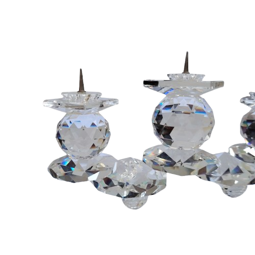 Swarovski Silver Crystal ` Large Candleholder ` No 115 Stunning Retired